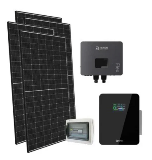 Kit Fotovoltaico monofase Off-Grid 3030W Renon Power 4.6kW Xcellent 5.12kWh