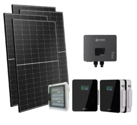 Kit fotovoltaico monofase Off-Grid 6800W Renon Power 6kW litio Xcellent 15.36kWh